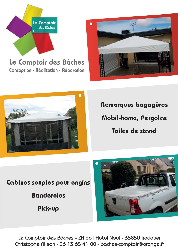 Rparation de bches Dinan - Conception de bches Rennes